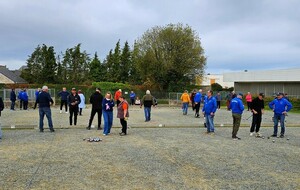 Entrainement au Boulodrome de la Baie