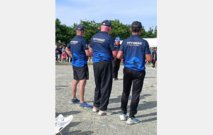 Jean Jacques, Stéphane et Xavier Vice-Champions Régionaux en Triplette Vétéran 