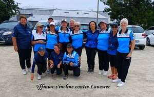 Championnat Régional Senior Féminin - Résultats du 7 Septembre 2025