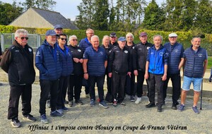 Yffiniac 1 s'impose contre Plouisy 2 au 1er Tour de Coupe de France Vétéran, Yffiniac 2 s'impose et Yffiniac 3 s'incline...