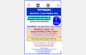 Rassemblement Triplettes 60 ans et plus // Cliquer pour accéder au bulletin d'inscription