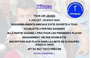 Concours Eté à Yffiniac