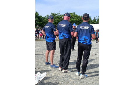 Jean Jacques, Stéphane et Xavier Vice-Champions Régionaux en Triplette Vétéran 